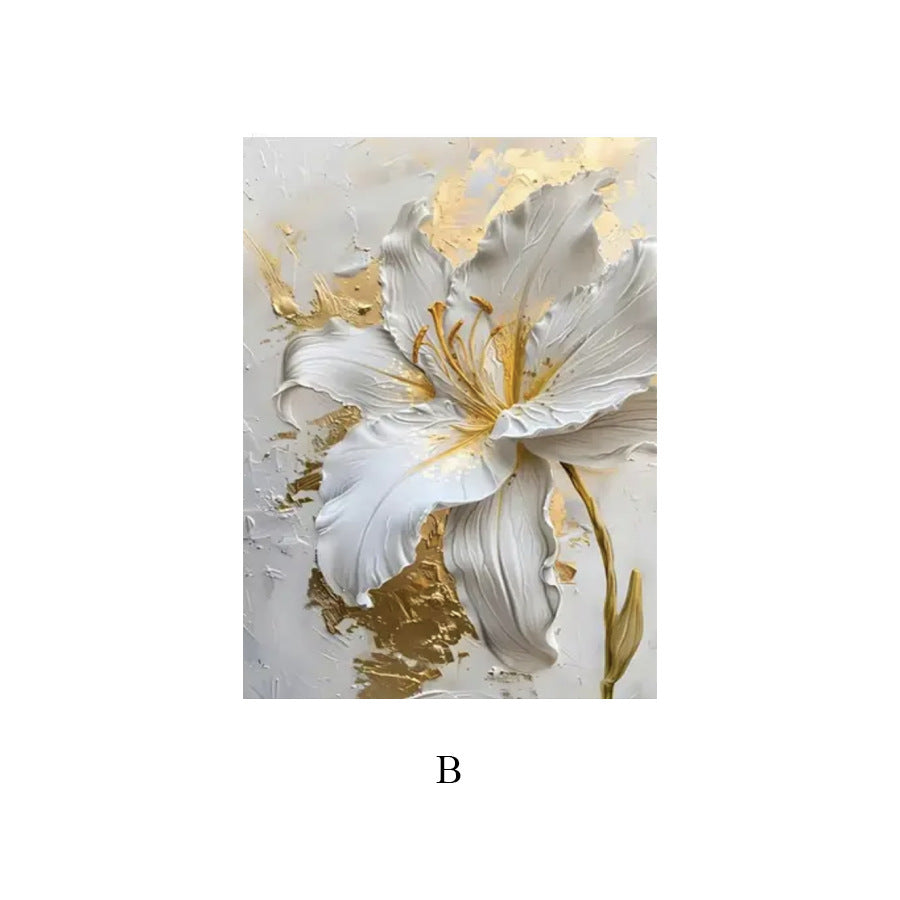 Hand-painted Floral Study Room Decorative Painting — view 7