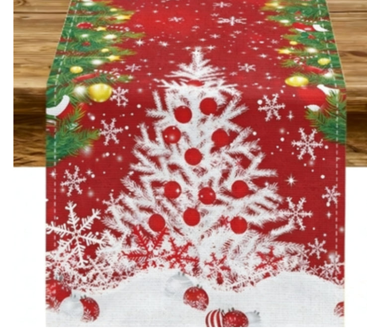 Christmasthemed Snowman Table MatFestive Christmas Table Decor — view 9