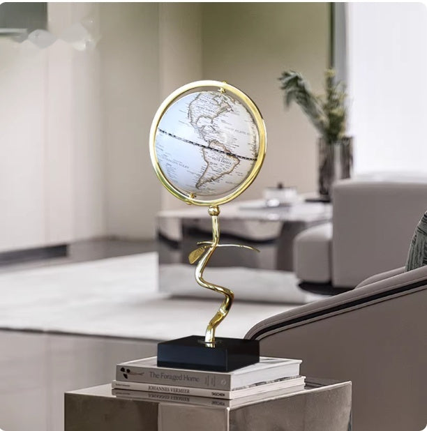 Copper Globe Ornaments For The Living Room A Light-Luxury  High-End Desktop Decoration — view 4