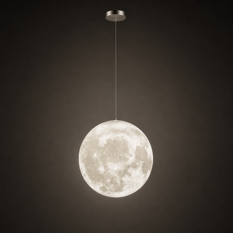 Resto Glow AI product image 2026-08-02 — clean background — 3D Single-Head Chandelier for Restaurant Lounges