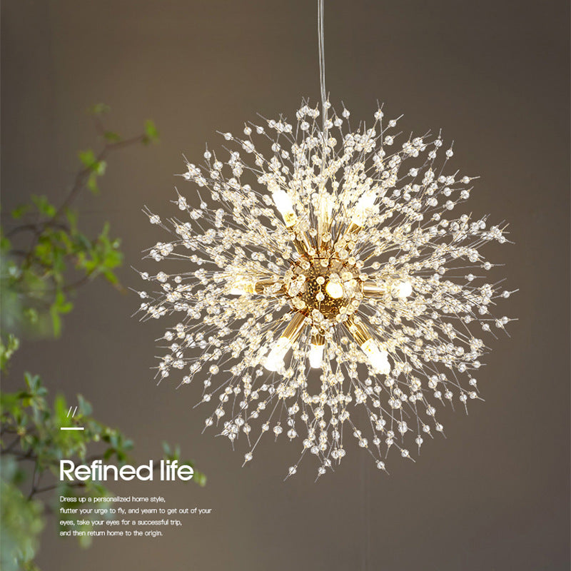 Dandelion Crystal Chandelier for Restaurants and Hotels — view 7