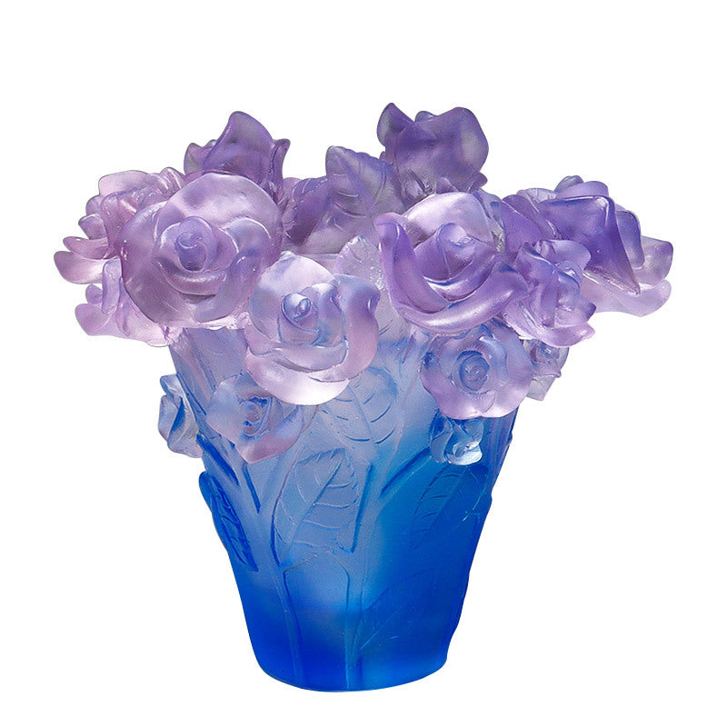 Light-luxury Rose Vase For Living Roomsartistic Floral Arrangement Decor — view 2