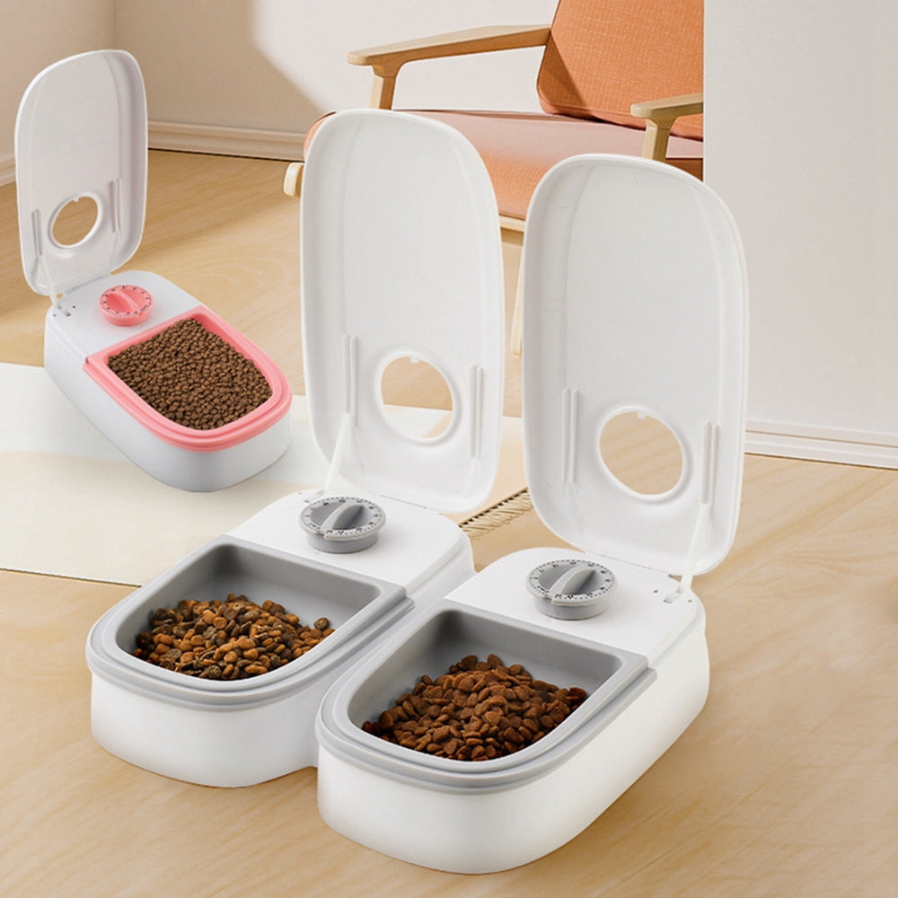 Timed Automatic Feeder with Stainless-Steel Bowl for Cat Cafés, Foster Rooms, and Consistent Feeding Routines — view 11