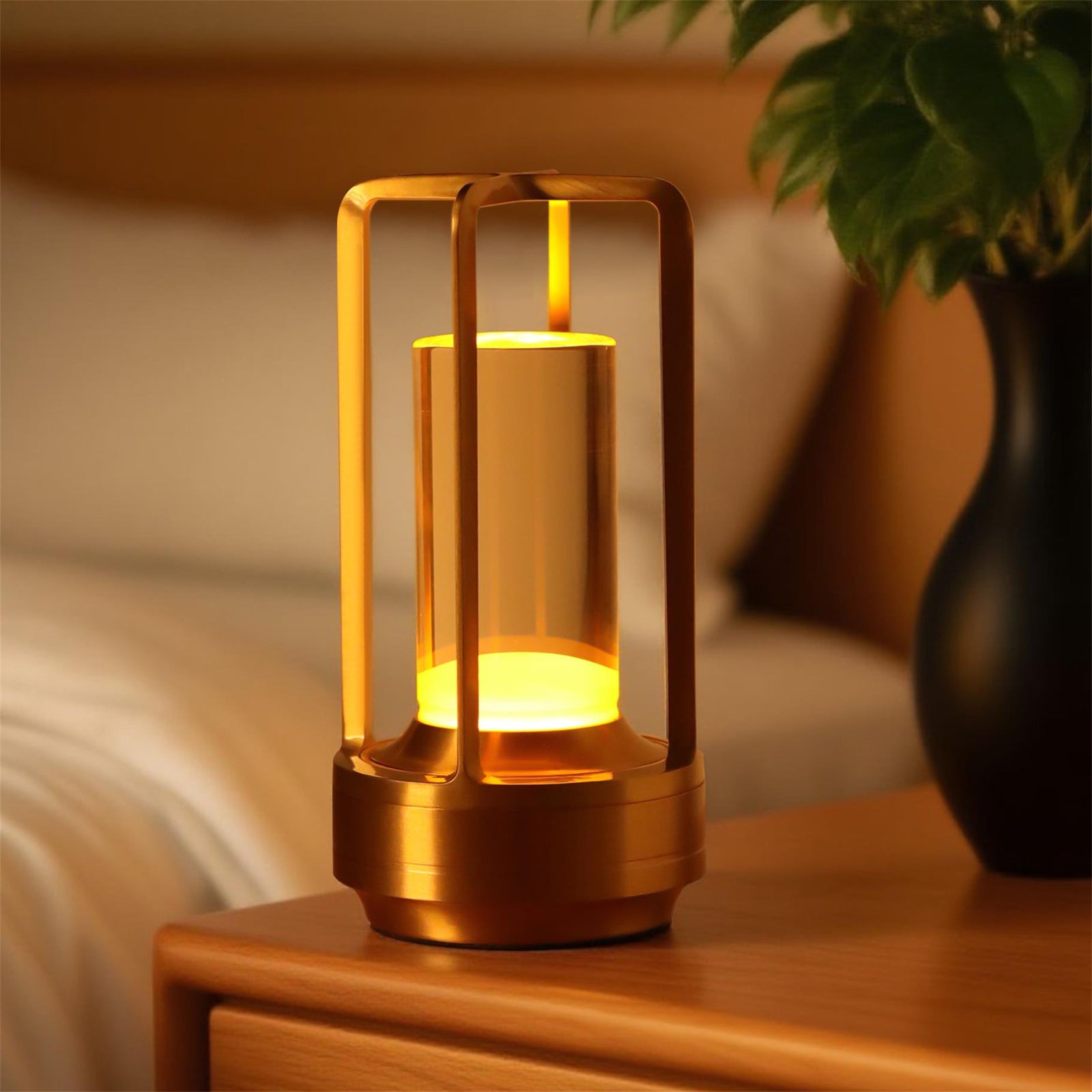 Portable Touch-Control Restaurant Table Lamps — 3-Color Dimming (1 or 2 Pack) — view 5