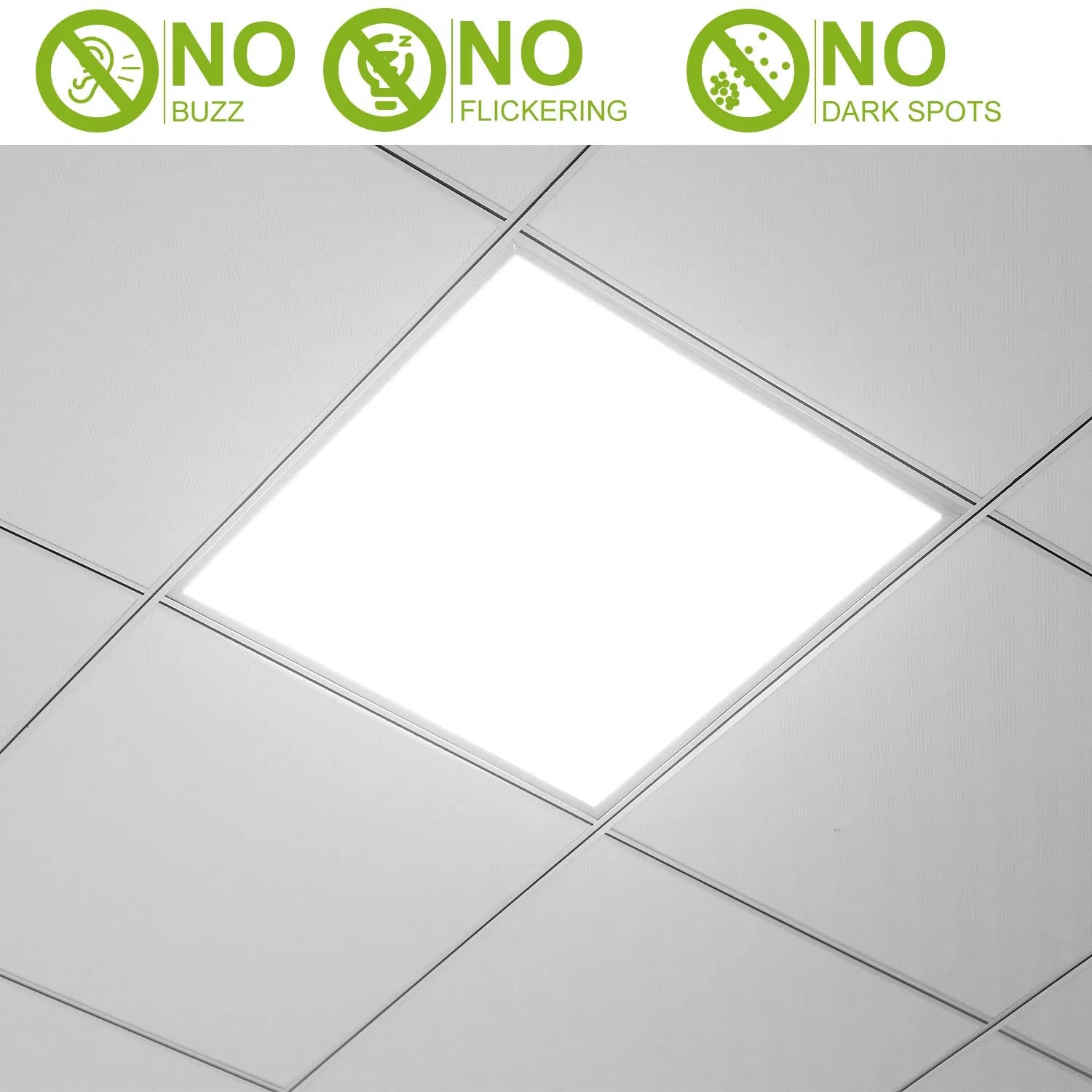 2-Pack 2x2 LED Panel Lights — Restaurant Ceiling — view 7