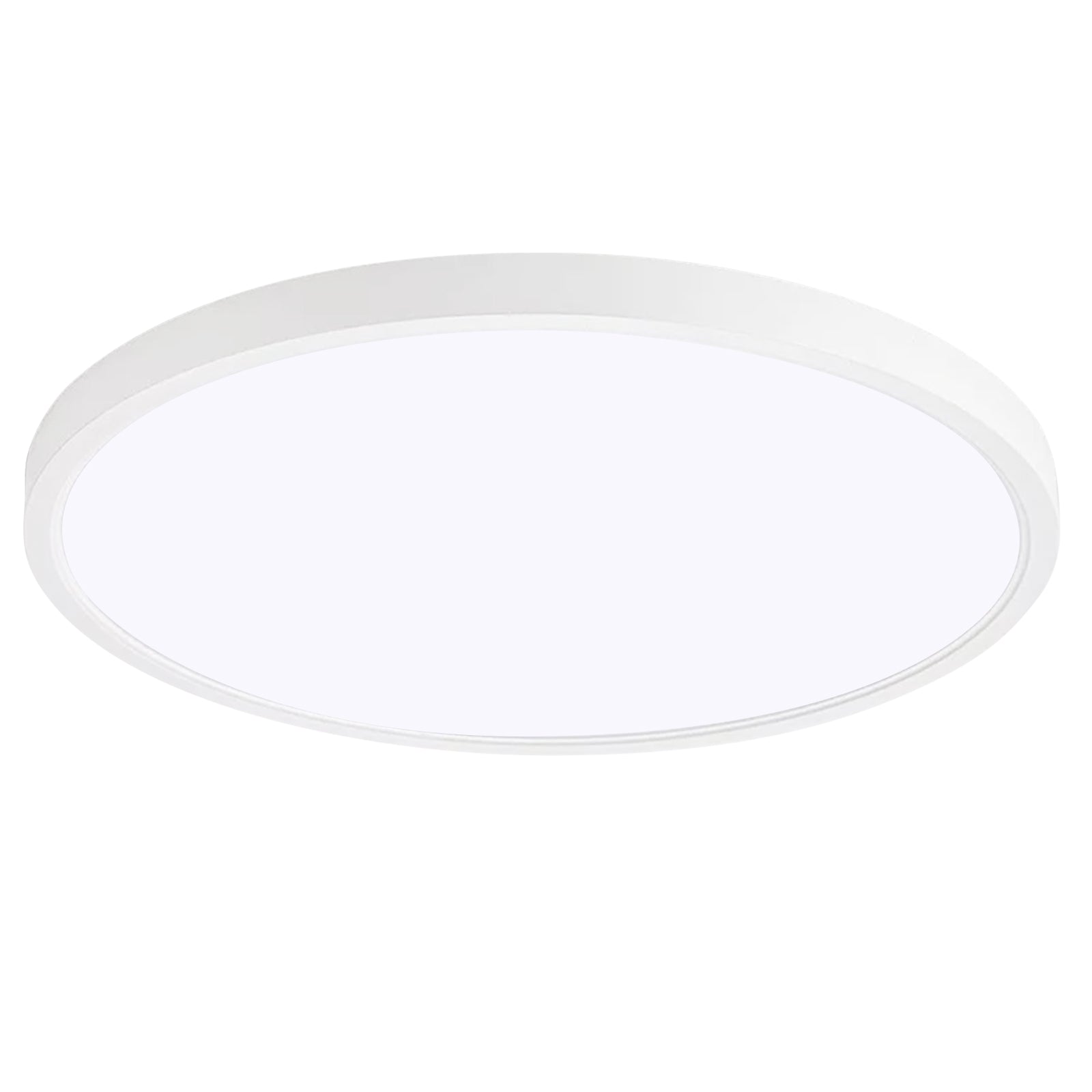 Ultra-Thin White LED Flush Mount Ceiling Light for Restaurant Hallways — view 7