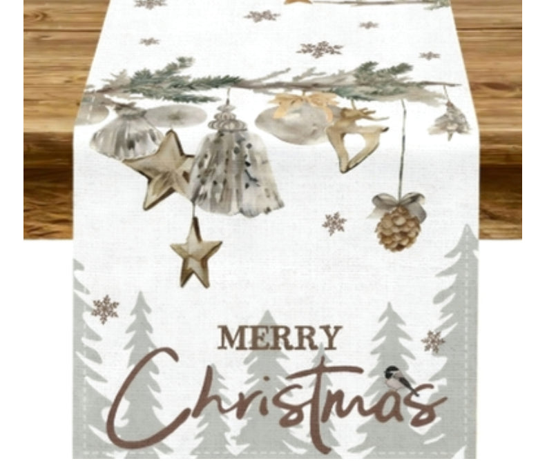 Christmasthemed Snowman Table MatFestive Christmas Table Decor — view 7