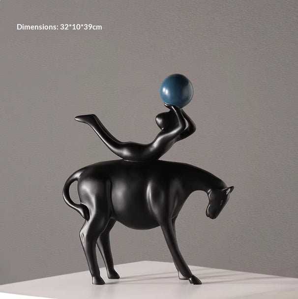 Modern Home Decor Ornaments Light-luxury Art Pieces For The Living Room — view 2