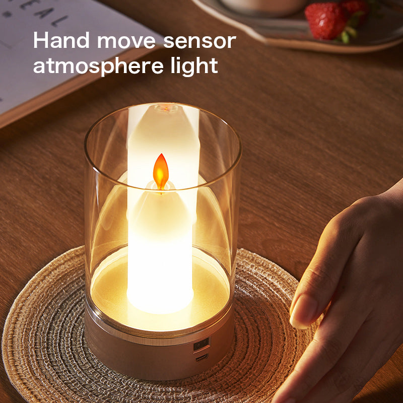 Hand Sweep Induction Restaurant Decorative Table Lamp Home Bed Decor — view 5