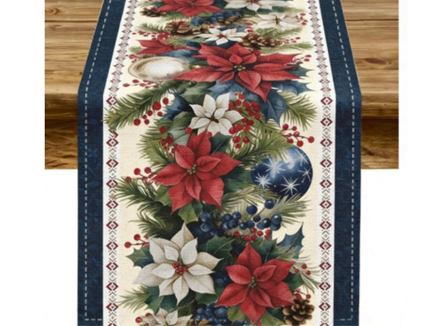 Christmasthemed Snowman Table MatFestive Christmas Table Decor — view 2