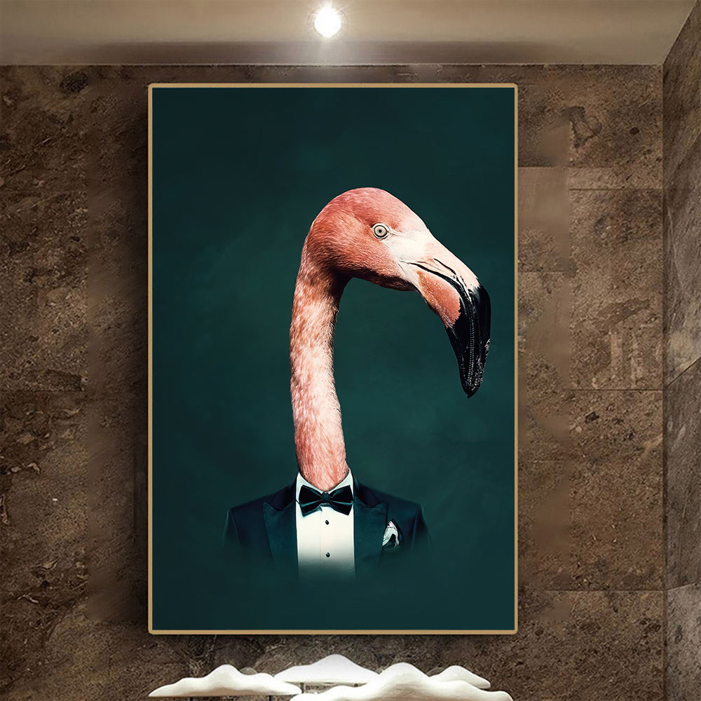 Living Room Decor Wall Decor Black Wildlife Canvas Poster Print — view 12