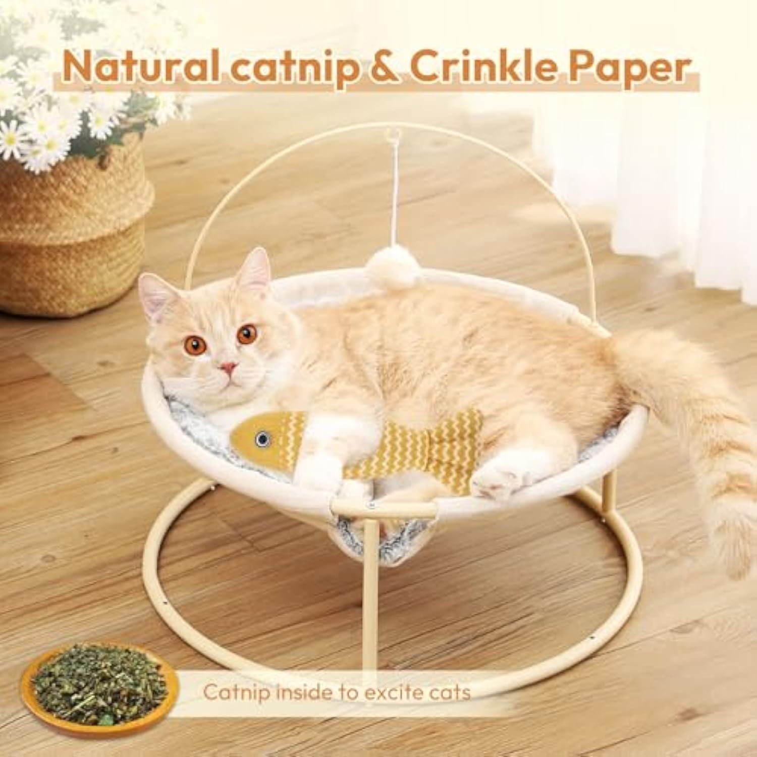Three-Piece Catnip Fish Kicker Set for Cat Café Play Rotations, Adoption Lounges, and Enrichment Baskets — view 7