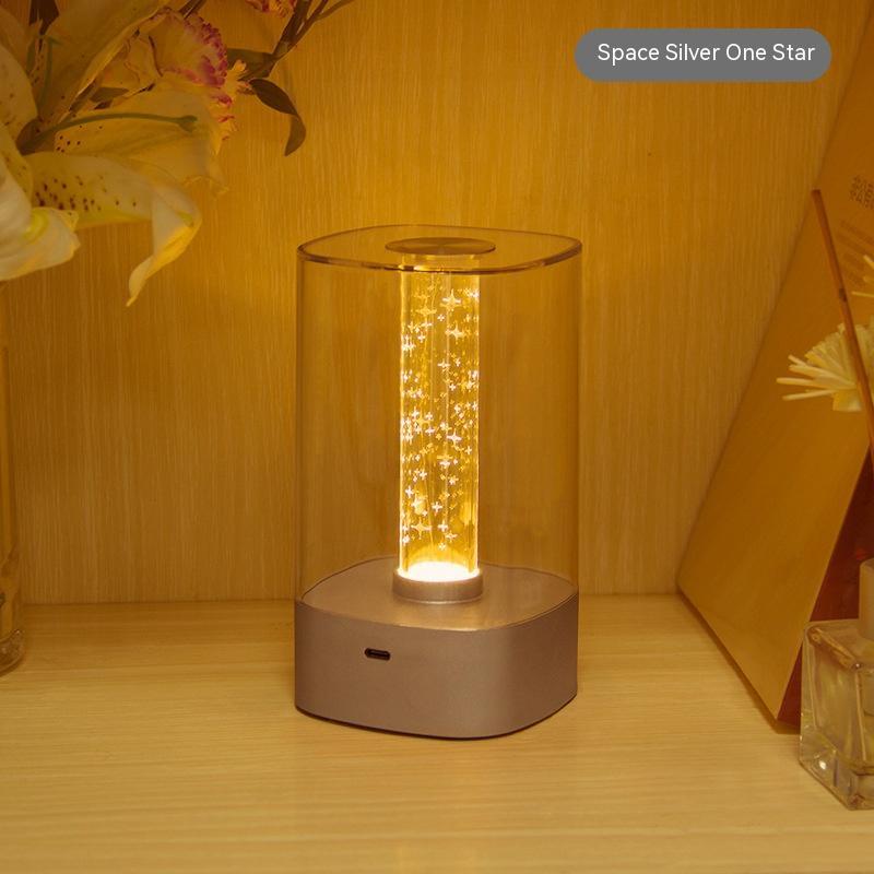 New LED Touch Atmosphere Light USB Charging Eye Protection Bedside Bedroom Lamp Bar Restaurant Garden Decoration Night Light Home Decor — view 14