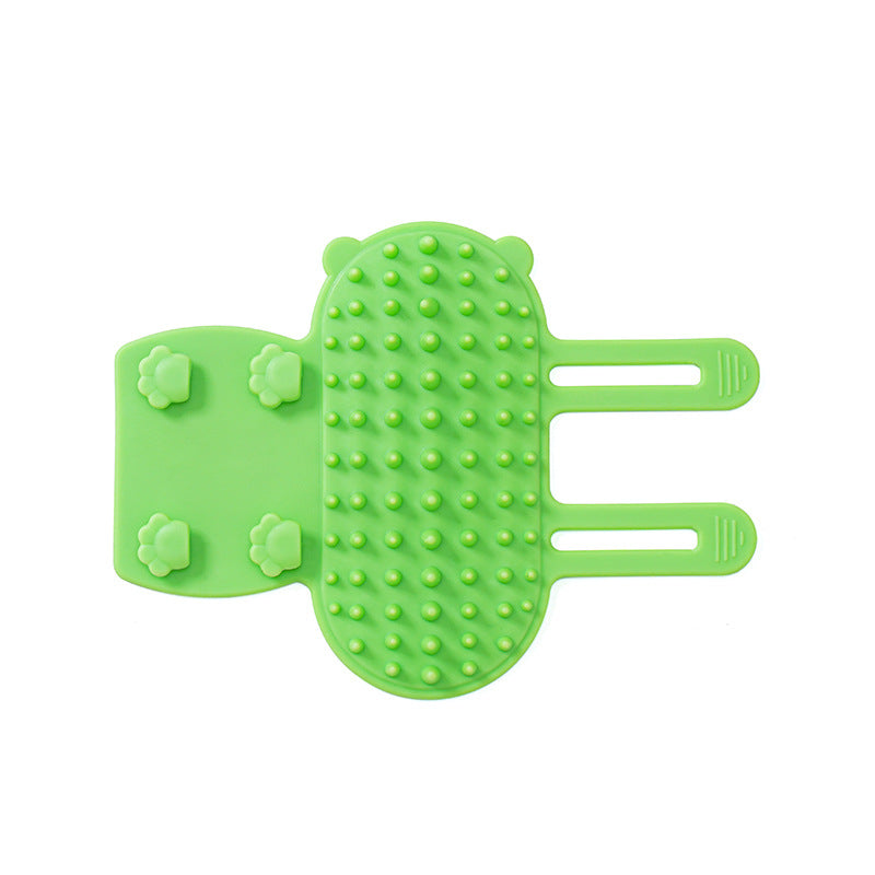 Two-Piece Soft Corner Self-Groomer Set for Cat Cafés, Adoption Suites, and High-Traffic Enrichment Walls — view 14