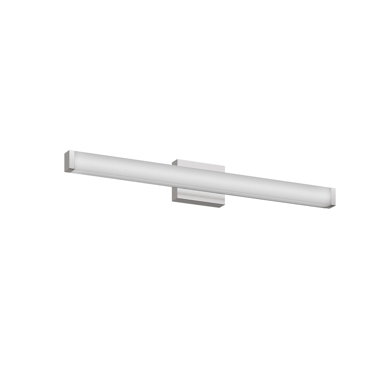 33-Inch Brushed-Nickel LED Wall Bar Light for Restaurant Restrooms and Bar Mirrors — view 4