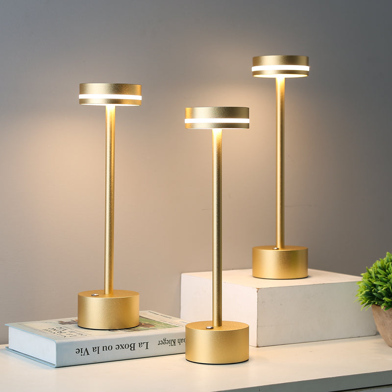 American Style Rechargeable LED Restaurant Touch Table Lamp Bar Hotel Cafe Removable Table Light — view 5