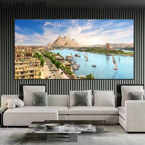 Living Room Decorative Painting Solid Wood Frameless — view 4
