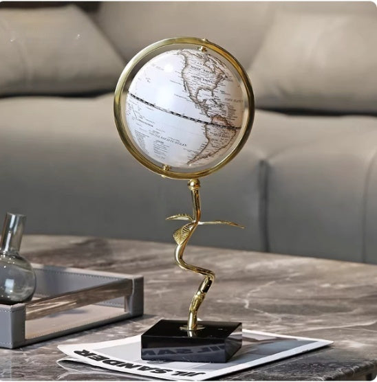Copper Globe Ornaments For The Living Room A Light-Luxury  High-End Desktop Decoration — view 5