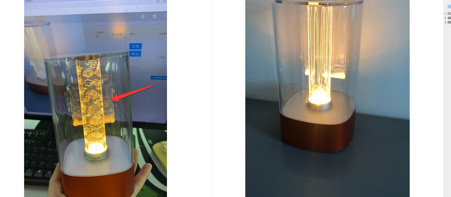 New LED Touch Atmosphere Light USB Charging Eye Protection Bedside Bedroom Lamp Bar Restaurant Garden Decoration Night Light Home Decor — view 11
