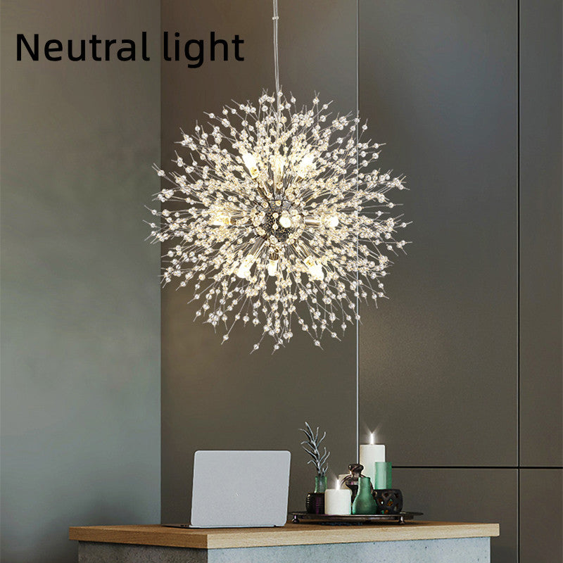 Dandelion Crystal Chandelier for Restaurants and Hotels — view 3