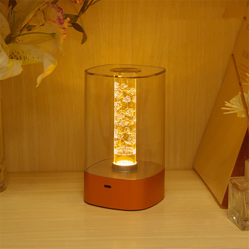 New LED Touch Atmosphere Light USB Charging Eye Protection Bedside Bedroom Lamp Bar Restaurant Garden Decoration Night Light Home Decor — view 3