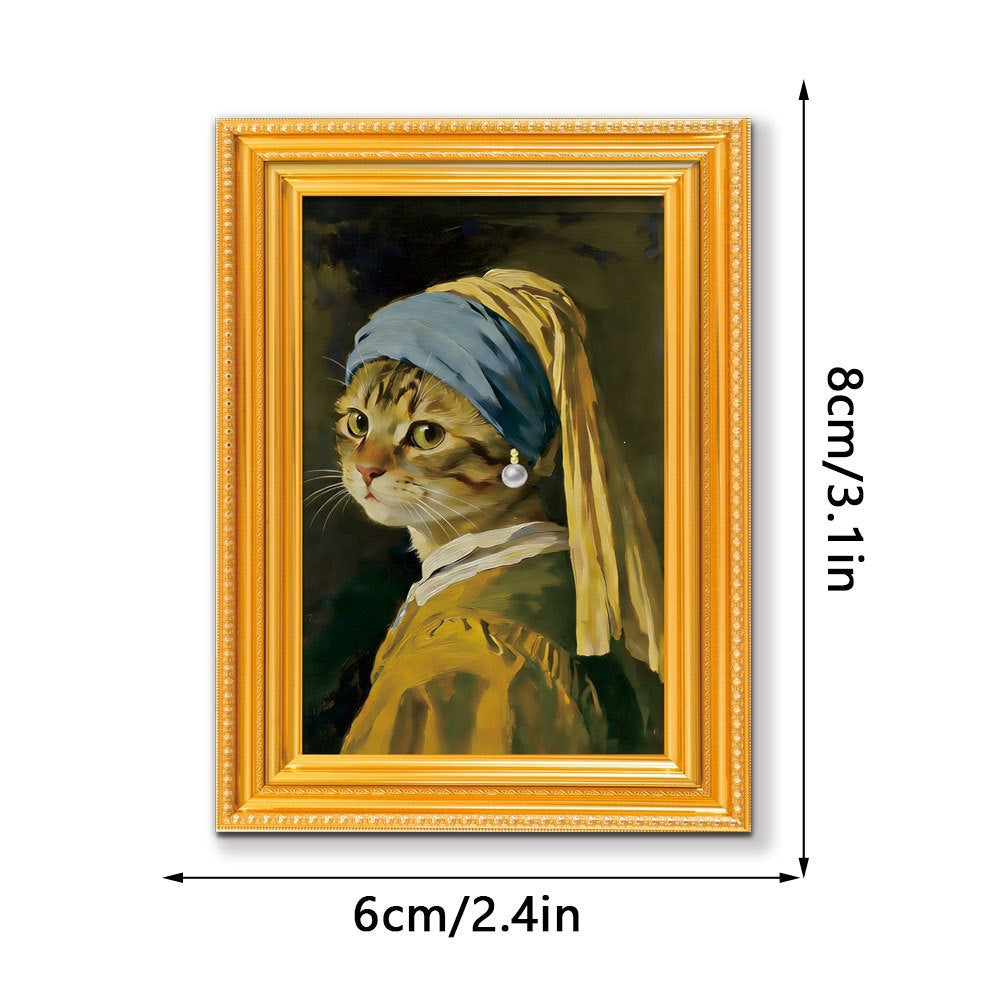 3D Wooden Photo Frame Fridge Magnet Home Decor — view 3