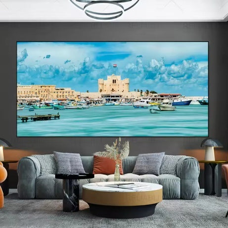 Living Room Decorative Painting Solid Wood Frameless — view 2