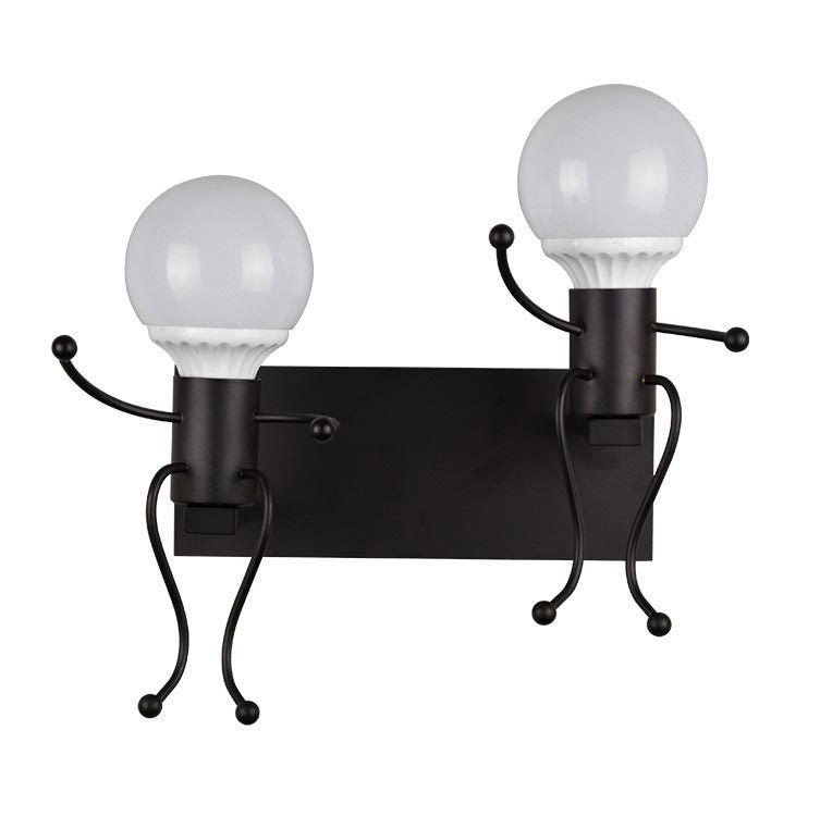 Modern Creative LED Wall Lamps Bedroom Bedside Lamp Nordic Iron Corridor Stairs Bar Restaurant Wall Light Child Room Decoration — view 8