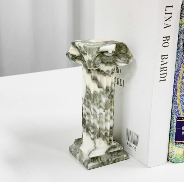 Roman Column Ornaments Made From Natural Marbledecorative Castle Pieces For Home Decor — view 2