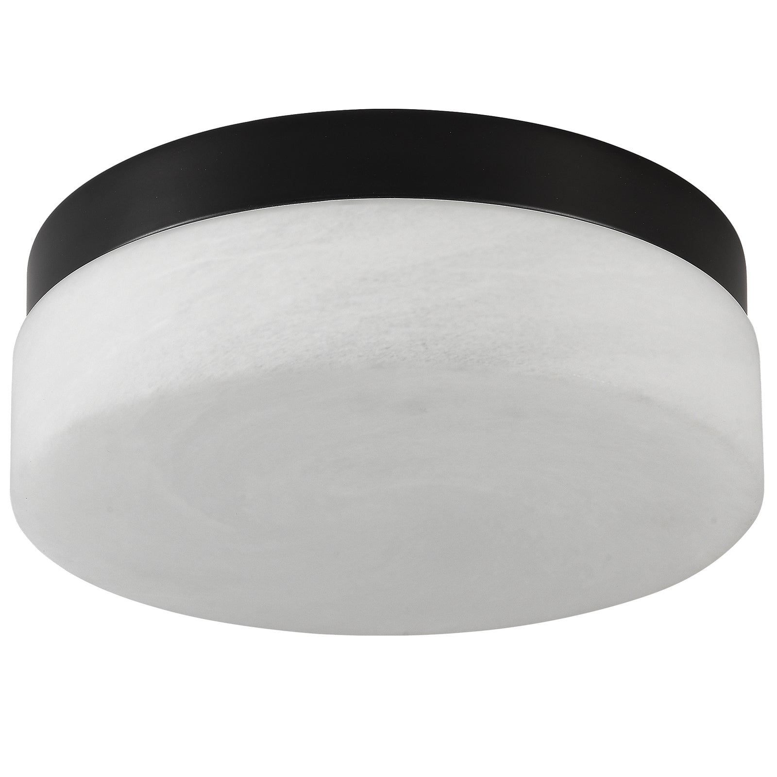 12-Inch Black 24W LED Flush-Mount Ceiling Light for Restaurant Dining Rooms — view 2