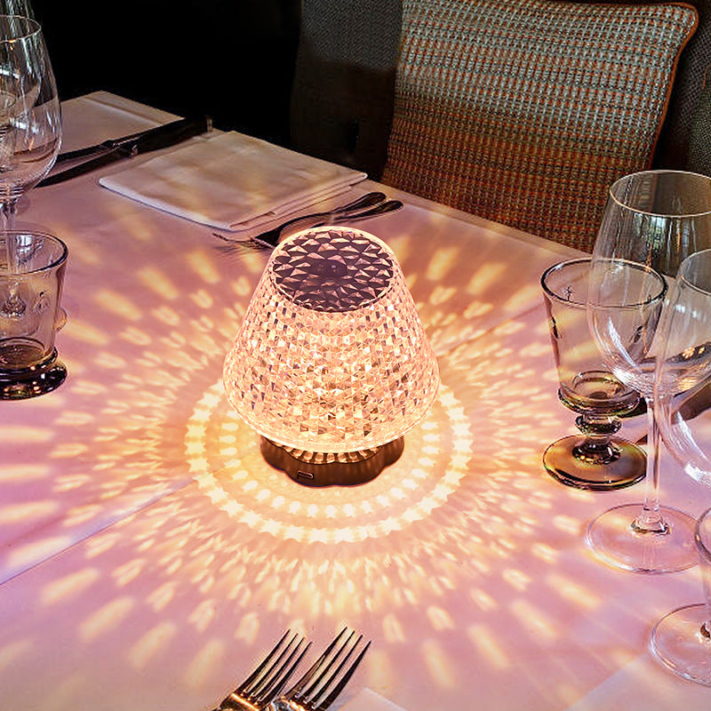 Diamond Crystal USB Table Lamp for Restaurant Tables — view 6