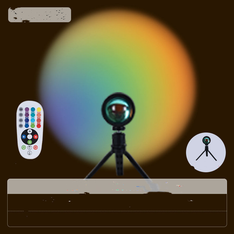 RGB Sunset Atmosphere Floor Lamp for Restaurant Ambiance — view 5