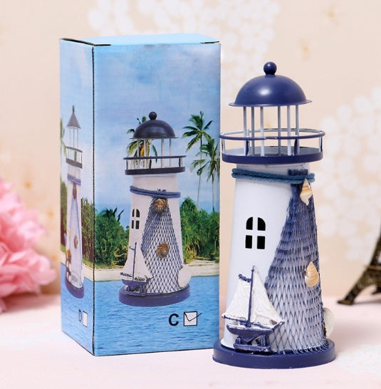 Lighthouse decor garden statue Mediterranean decor — view 1