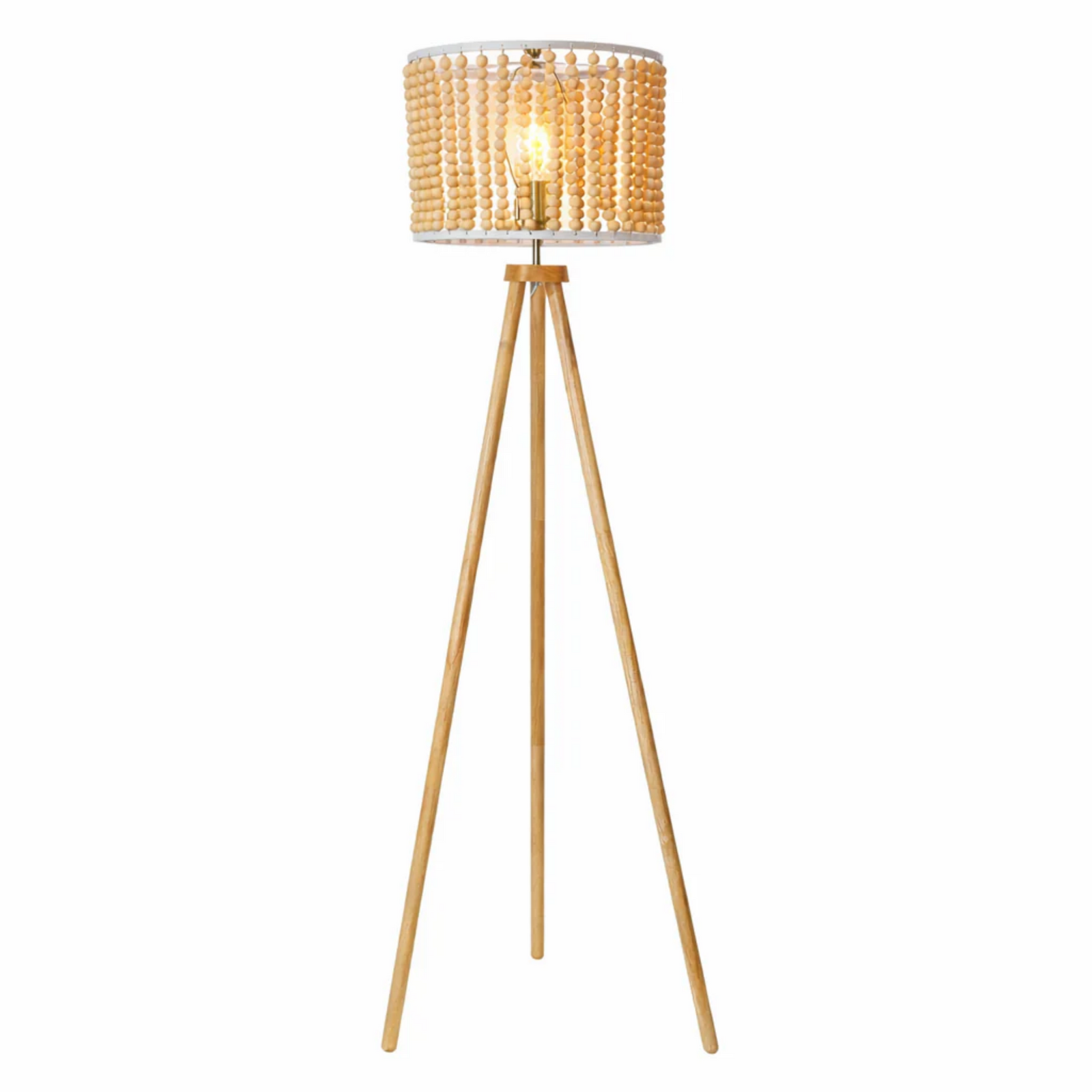 Brillo Natural Tripod Reading Floor Lamp for Restaurant Lounges and Dining Areas — view 5