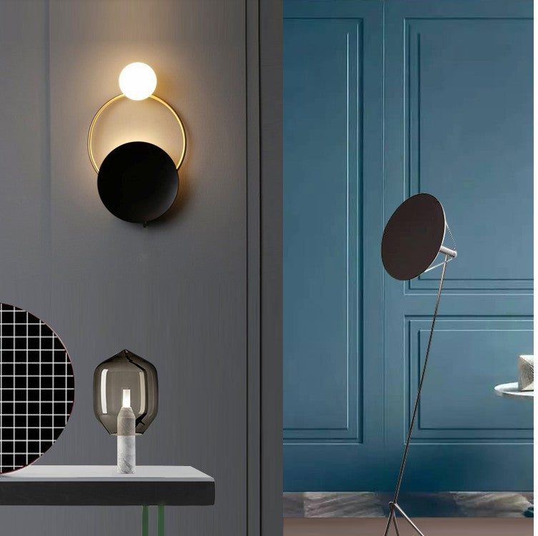 Post-Modern Ring Wall Lamp for Restaurant Feature Walls — view 2