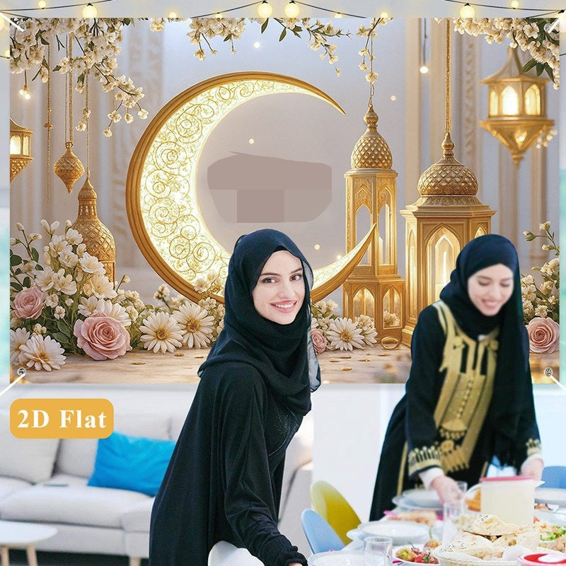 Moon Backdrop Hanging Decor For Wall Decoration — view 4