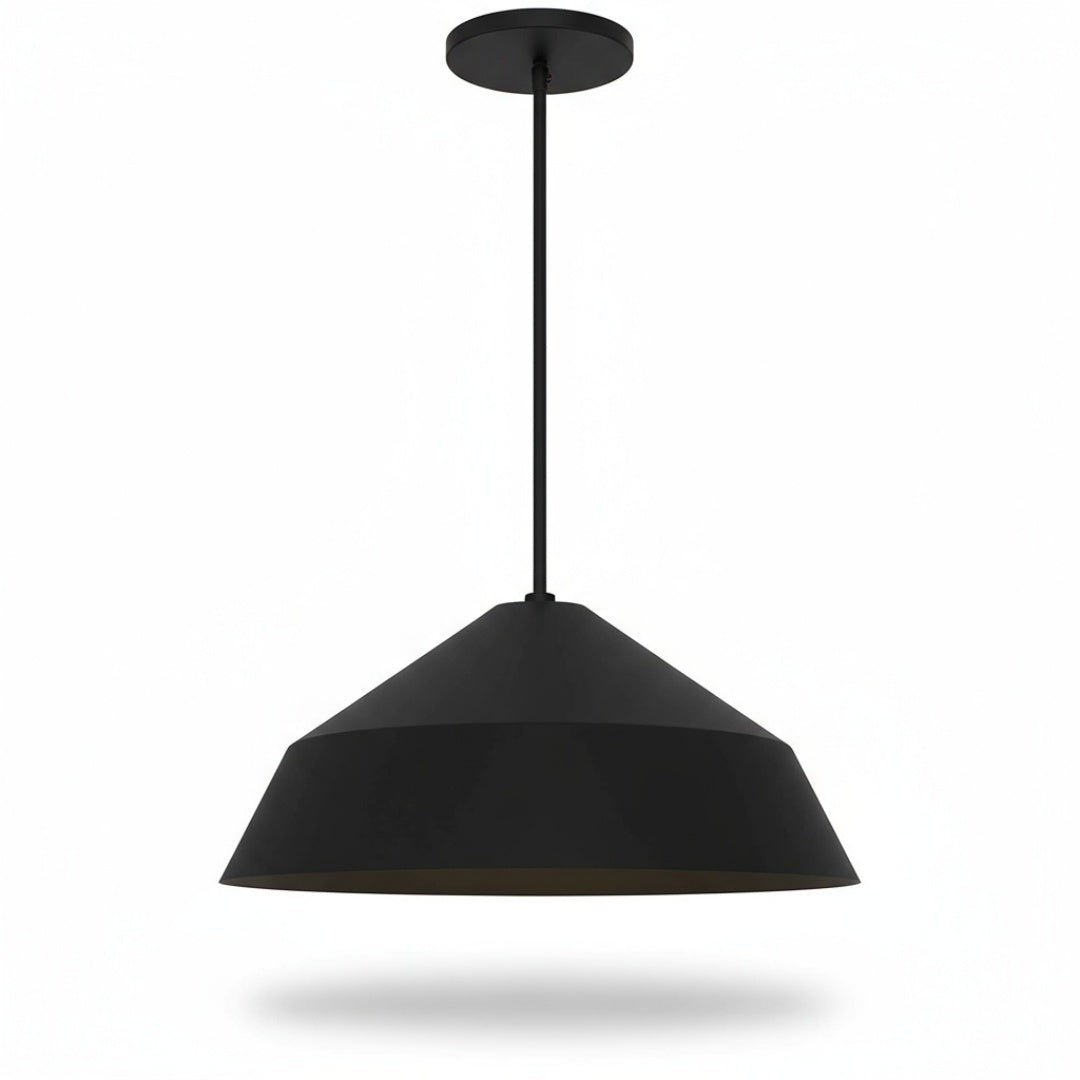 22-Inch Black Integrated LED Pendant for Restaurant Dining Areas — view 6
