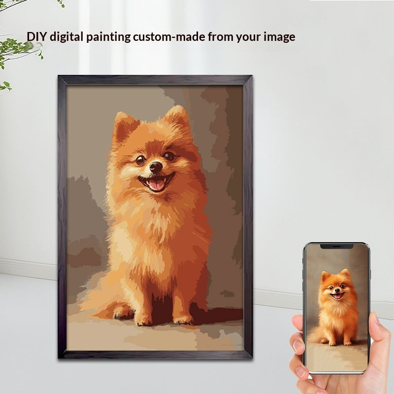 DIY Digital Oil Paintings Custom Diamond Paintings Based On Your Photos — view 3