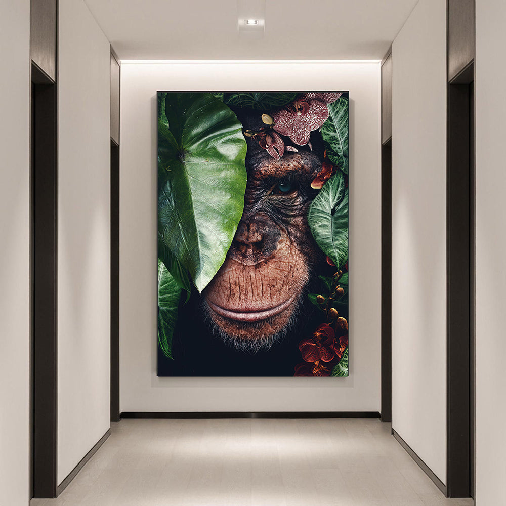 Living Room Decor Wall Decor Black Wildlife Canvas Poster Print — view 10