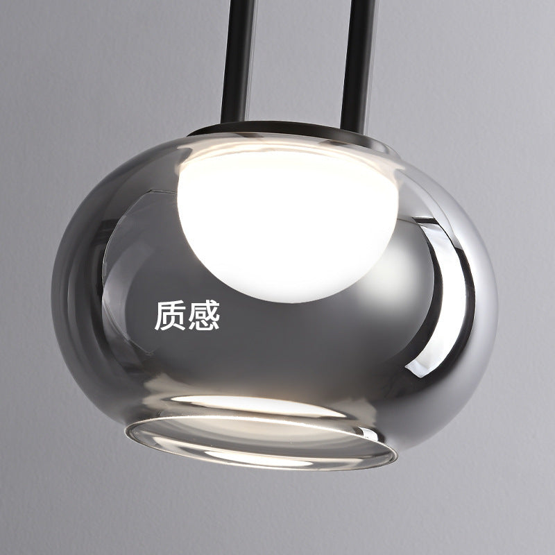 Restaurant Glass Single-head Pendant Light — view 2