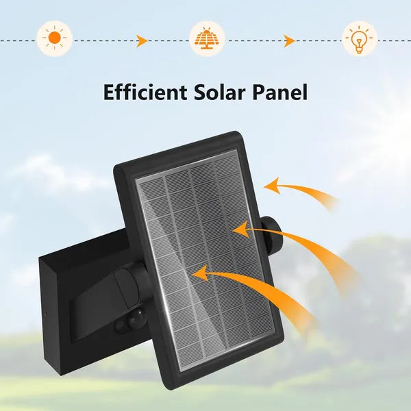 Dimmable Motion-Sensor Solar Wall Sconce for Restaurant Patios and Entrances — view 3