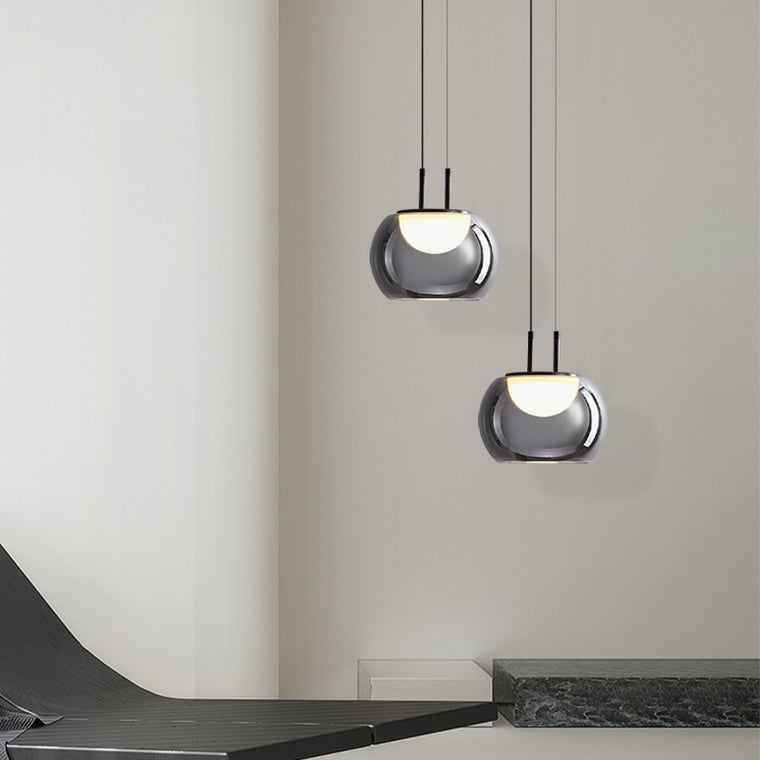 Restaurant Glass Single-head Pendant Light