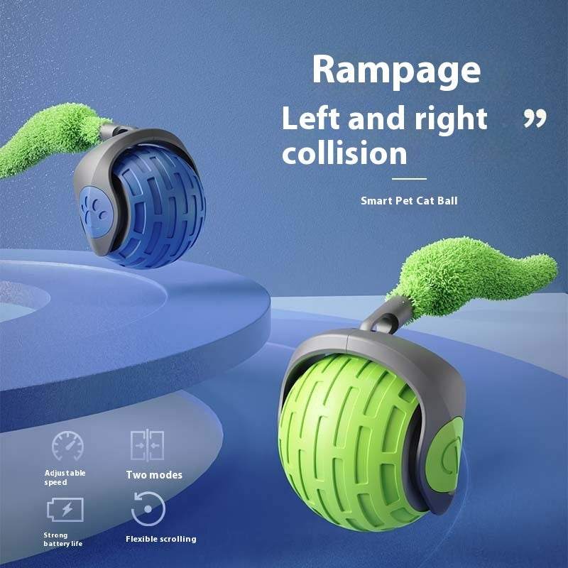 Rechargeable Automatic Rolling Enrichment Ball for Cat Cafés, Adoption Lounges, and Supervised Indoor Play — view 4