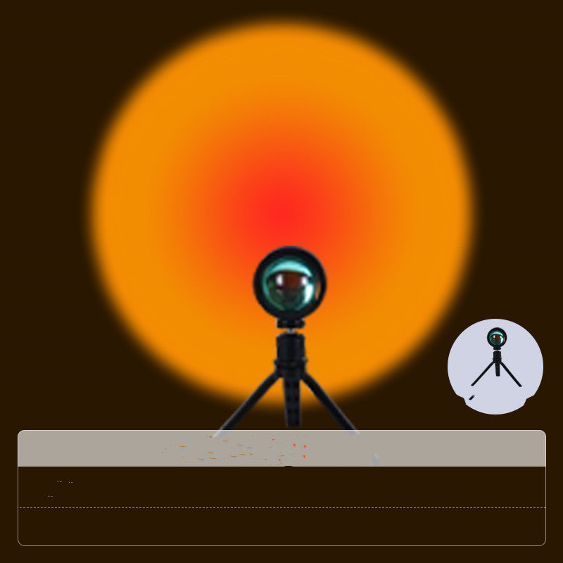 RGB Sunset Atmosphere Floor Lamp for Restaurant Ambiance — view 1