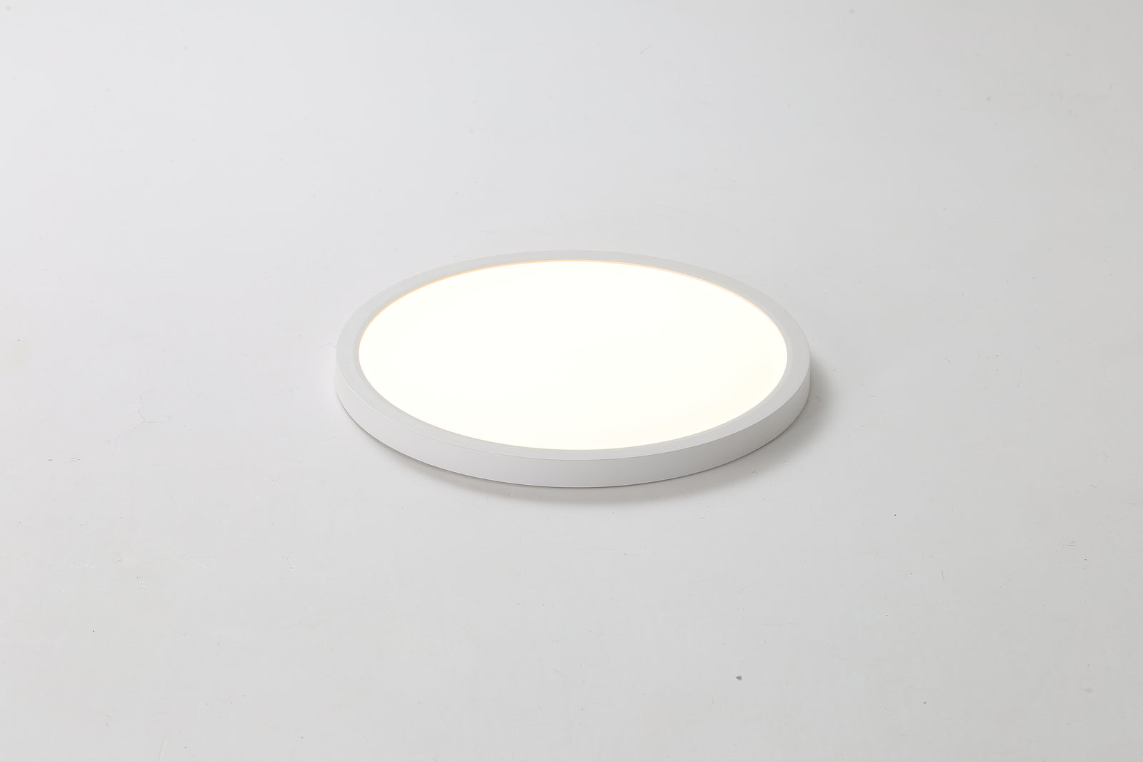 Ultra-Thin White LED Flush Mount Ceiling Light for Restaurant Hallways — view 10