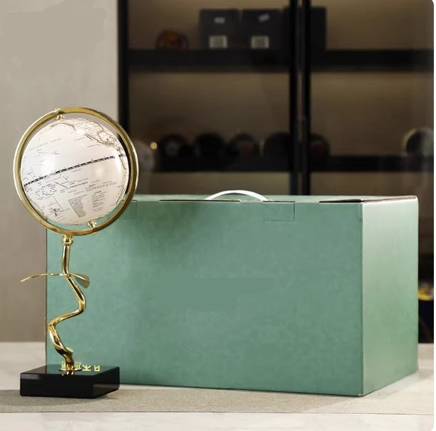 Copper Globe Ornaments For The Living Room A Light-Luxury  High-End Desktop Decoration — view 6