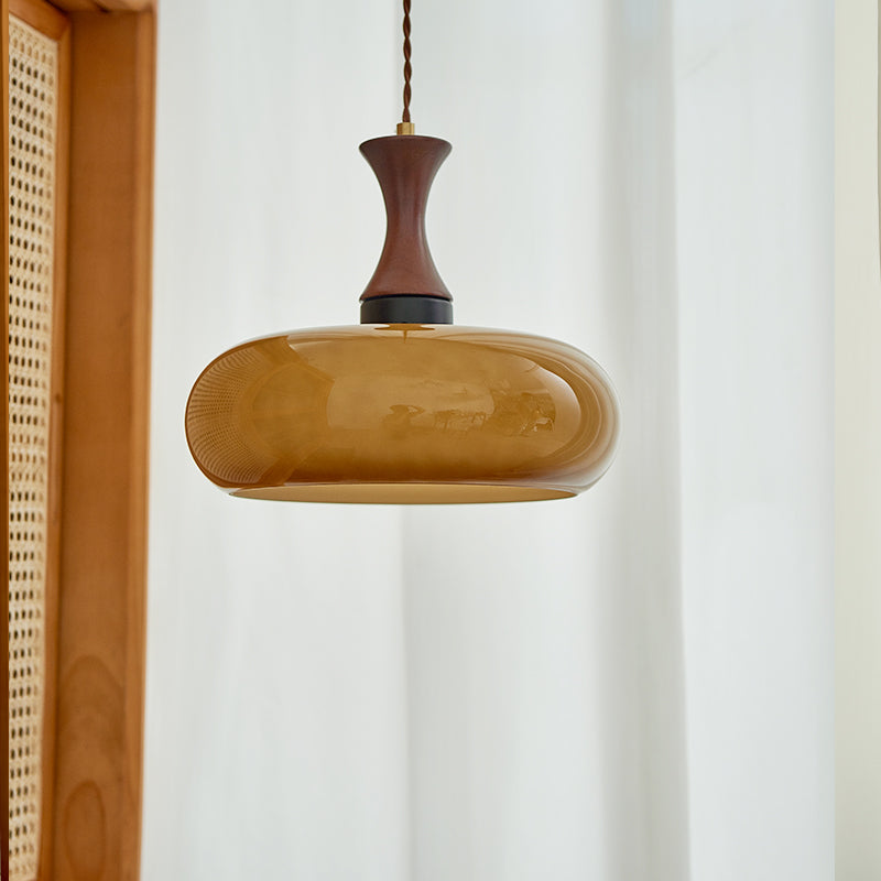 Restaurant Pendant Light Retro Glass Bedroom — view 4