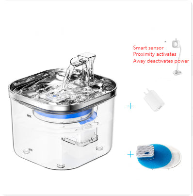 Stainless-Steel Continuous-Flow Water Fountain for Cat Cafés, Adoption Lounges, and Multi-Cat Hospitality Spaces — view 6