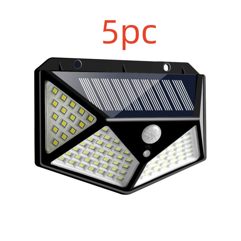 100-LED Solar Wall Light — Restaurant Patio — view 7