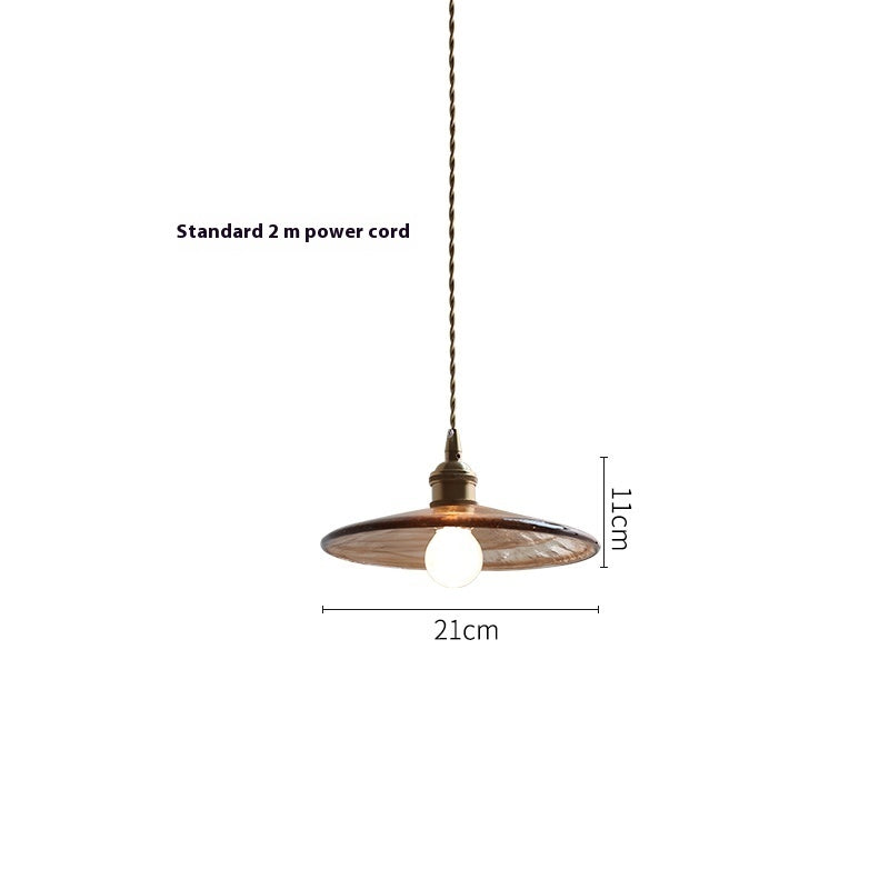 Amber Pendant Light Japanese Retro Restaurant — view 2